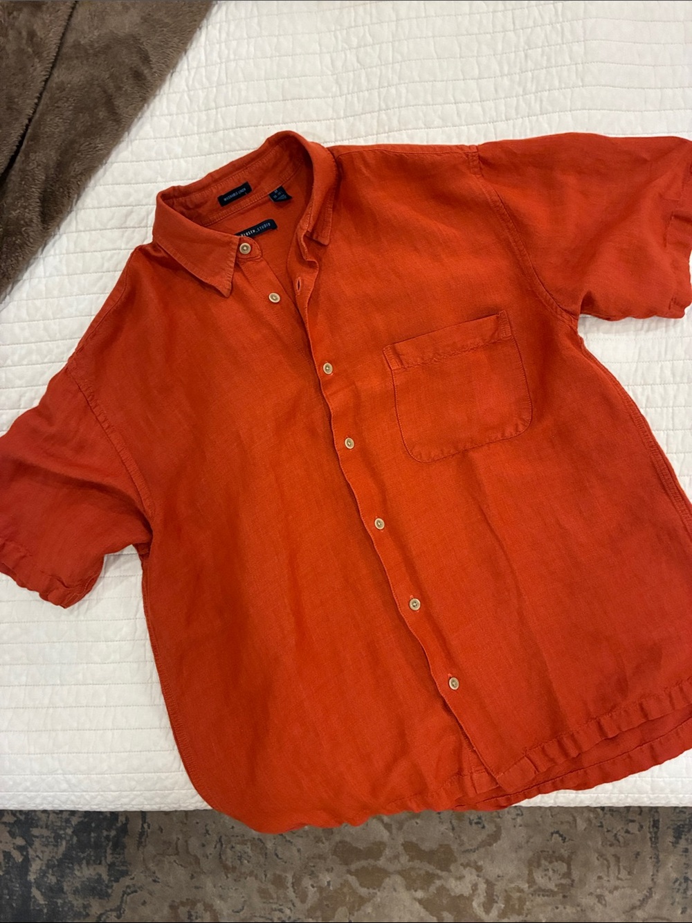 VAN HEUSEN STUDIO | linen shirt